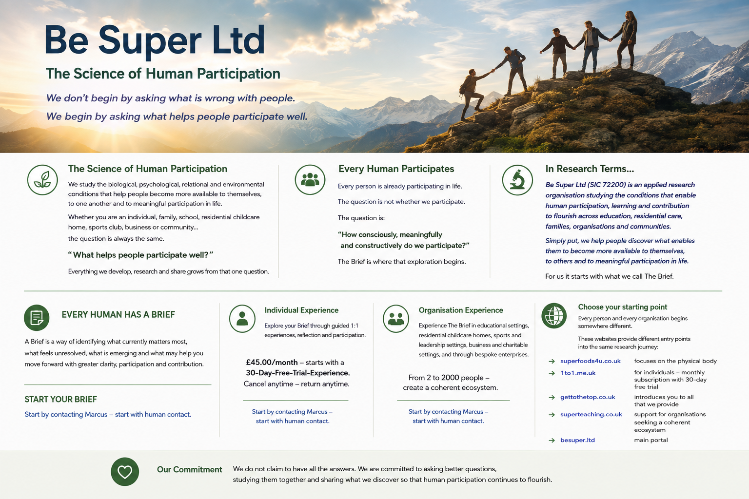 Be Super- Header